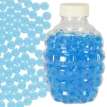 Hydrogel water beads for blasters, decor and plants, blue 7–8 mm, 550 pcs