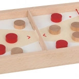 GOKI Super Puck 2-in-1 Wooden Table Game