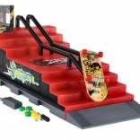 Vingerskatepark met trappen en leuning – fingerboard 8 cm met ramp en accessoires