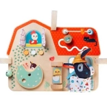 Lilliputiens - Wooden Activity Board Farm for children from 9 months