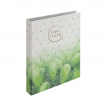 A4 Binder with Ring Mechanism Romantic Cactus, laminate, 4 cm