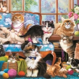 Puzzle TREFL Cat Family 500 pieces