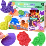 Play-Dough Set with Dinosaur Molds