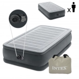 single air mattress 191 × 99 cm with electric pump Intex Deluxe