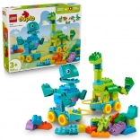 LEGO DUPLO Building Set 3 in 1: Dinosaurs on Wheels