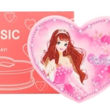 Heart-shaped jewelry box with ballerina