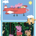 Wooden puzzle PEPPA PIG 2×16 pieces
