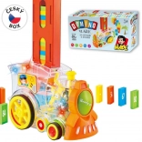 Transparent Locomotive with Domino and Light for Children