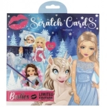 Images à gratter – motifs hivernaux pour filles, 6 pcs