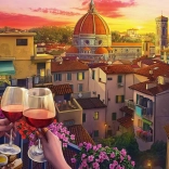Ravensburger puzzle Cozy Places: Terrace in Florence XXL 500 pieces