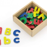 VIGA wooden magnetic letters for learning to write