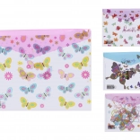 Snap-button folder 35.8 × 26 cm – Butterfly design