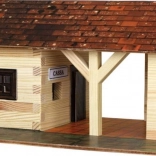 Wooden gluing kit WERK WALACHIA – railway station 1:32