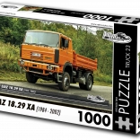 Puzzle RETRO-AUTA ŠKODA LIAZ 18.29 XA (1994–2002) – 1000 pieces