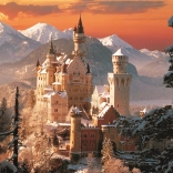 Neuschwanstein Winter Castle Puzzle 3000 Pieces Trefl