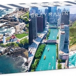Galison Puzzle Set: Aerial Views of the USA by Gray Malin, 3×120 Pieces