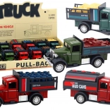 Furgoncino in metallo con porte apribili, luci e suoni