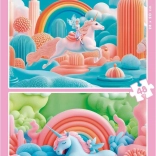 Magic Unicorns Puzzle 2x48 Pieces