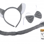 Carnavalsset wolf voor kinderen