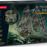 Glowing 3D Puzzle Sailing Ship Flying Dutchman, 360 pieces