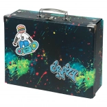 Baagl foldable school case Chill with metal fittings