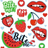 Iron-on Patches Bite Me – decorative clothing stickers