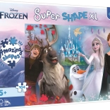 Puzzle 104 Pieces XL Super Shape Frozen – Anna and Elsa’s Cheerful World