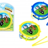 Molletje – plastic trommel 20 cm met 2 stokjes