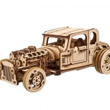 UGEARS 3D wooden mechanical puzzle Hot Rod Furious Mouse