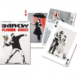 Cartes à jouer avec motifs Banksy par Piatnik