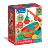 Logical fishing game with a rod and boat CLEMENTONI