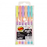 Gelpennen Regenboog – set van 6 stuks