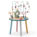 Træ-aktivitetsbord med perlelabyrint VIGA POLARB