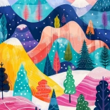 Winter Palette Puzzle 1000 Pieces