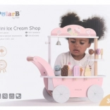 wooden mobile 3-in-1 stand pastry shop and ice cream shop POLARB by VIGA