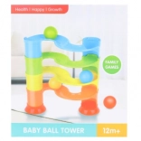 Plastic marble run for the littlest kids
