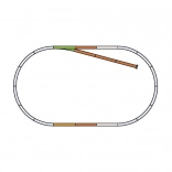 Piko railsset B met stootspoor H0