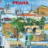 LARSEN Puzzle Prague 66 pieces