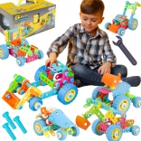 Woopie Vehicle Construction Kit 6-in-1 STEM – Creative Building Set for Kids