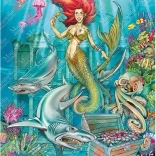 Magnolia puzzle mermaid 1000 pieces
