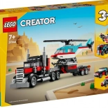 Creator 3-in-1 – Flatbed Truck with Helicopter