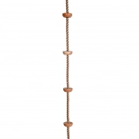 Climbing Rope with Wooden Steps