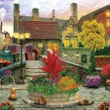 Puzzle Life in the Old Town 1000 Pieces