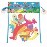 Adesivi da bagno a tema dinosauri con retina