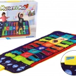 Bildungsmusikmatte mit Klavier- und Instrumentenmuster