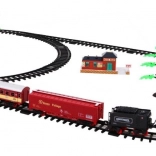 Train Set with Smoke and Sound Effects