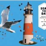 GALISON Shaped Puzzles Day by the Sea 2-in-1 – 450 Pieces