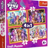 Puzzle 4 in 1 – Meet the Ponies MY LITTLE PONY Trefl