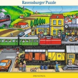 Ravensburger Puzzle At the Station 41 Pieces