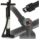 Manuel højtryks SUP-pumpe med manometer